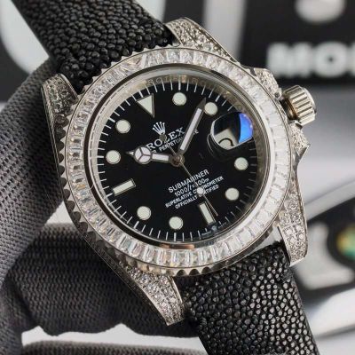 Replica Rolex Submariner  Natural Zircon Inlay 40MM Watch
